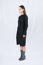 AW25 // BLACK TAFFETA DRESS