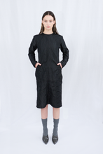 AW25 // BLACK TAFFETA DRESS