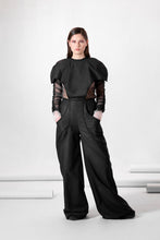 FF13 Black Jumpsuit + transparent top